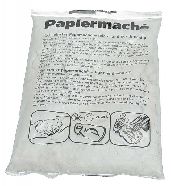 Papiermaschee /Papiermaché, 200 g