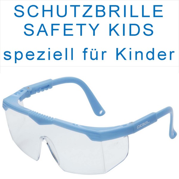 Schutzbrille Safety Kids Blue, speziell für Kinder