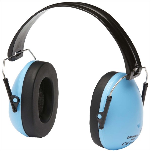 Kapsel-Gehörschutz Safety Kids Blue (Lärmschutz-Kopfhörer) speziell für Kinder