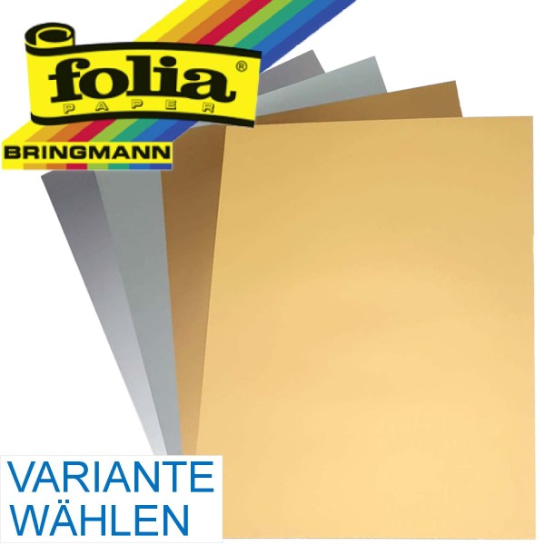 Tonpapier/Naturpapier 130 g/qm von Folia SONDERFARBEN, Format 50 x 70 cm, Preis pro 10er-Pack