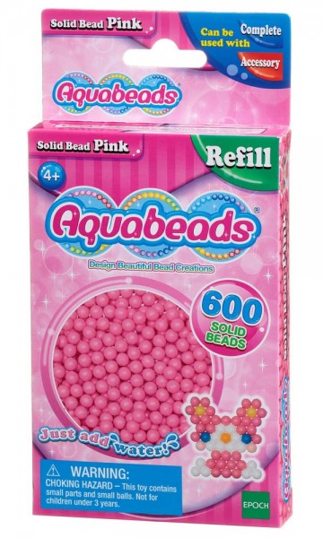 Aquabeads Standardfarben, Packung mit 600 Stück einer Farbe