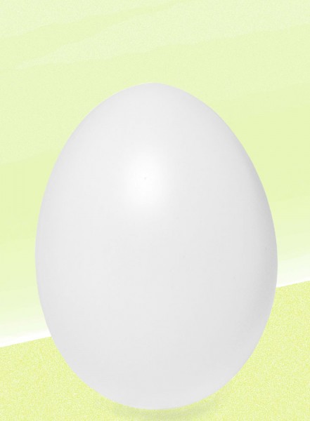 Kunststoff-Eier weiß
