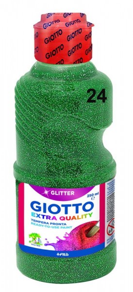Glitter Paint Transparentfarbe von Giotto, 250 ml, Preis pro Flasche